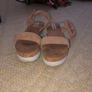 nude platform sandals